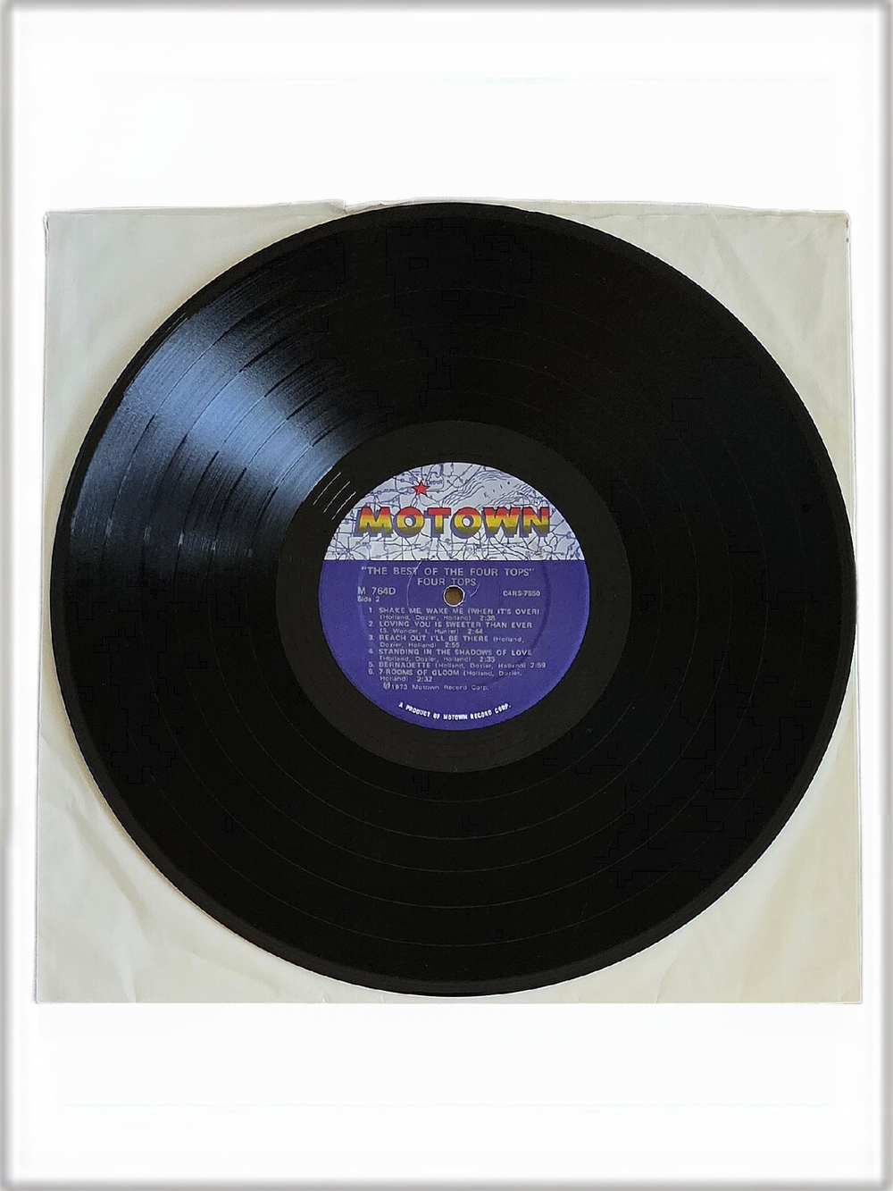 THE FOUR TOPS•The Best Of•1973 US 2xLP (M 764D) Motown - Picture 5 of 17